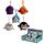 Porte-clés Peluché Squeezies Adoramals Sealife – Mer & Vie Marine Pingouin, Phoque, Poisson Clown, Poulpe, Requin