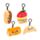 Porte-clés peluché Mini Squidglys - Foodiemals Boulangerie 