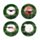 Lot de 4 Dessous de Verre Mouton