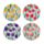 Lot de 4 Dessous de Verre Tulipes 