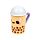 Mug avec Couvercle - Boba le Bubble Tea Foodiemals 