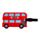 Etiquette à Bagage - Bus Londonien