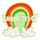 Aimant PVC - Arc en ciel Souvenir Irlande