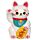 Tirelire Chat Blanc Maneki Neko - Chat Porte-bonheur