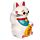 Tirelire Chat Blanc Maneki Neko - Chat Porte-bonheur