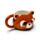 Mug en Céramique Adoramals - Tête de Panda Roux
