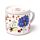 Ensemble Mug Porcelaine & Dessous de Tasse - Nectar Meadows 