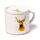 Ensemble Mug Porcelaine & Dessous de Tasse - Jan Pashley Cerf  