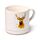 Ensemble Mug Porcelaine & Dessous de Tasse - Jan Pashley Cerf  