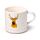 Ensemble Mug Porcelaine & Dessous de Tasse - Jan Pashley Cerf  
