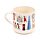 Ensemble Mug Porcelaine & Dessous de Tasse - Souvenir de Londres