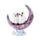 Hiboux sur Croissant de Lune 