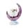 Hiboux sur Croissant de Lune 