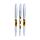 Lot de 3 Stylos en plastique recyclé (RABS) Cerf - Jan Pashley Stag