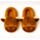 Chaussons Anti-dérapants Peluchés (EU39-41/UK6-8) - Vache des Highland Coo Cow 