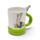 Mug en céramique avec anse en forme de tuyau