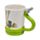 Mug en céramique avec anse en forme de tuyau