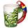 Mug avec anse perroquet - Design jungle