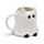 Mug en Céramique en forme de Chat Fantôme - Spooky