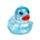 Squeezy Jouet anti-stress Canard Pailleté en Maltose 