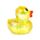 Squeezy Jouet anti-stress Canard Pailleté en Maltose 