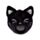 Jouet Peluché à Presser Queasy Squeezies - Lucky le Chat Noir Voyant