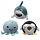 Jouet Peluché à Presser Queasy Squeezies Adoramals Sealife – Poulpe, Requin, Pingouin