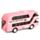 Jouet à Mécanisme de Recul Métal Diecast - Bus