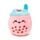 Jouet Peluché à Presser Queasy Squeezies - Foodiemals Bubble Tea 