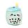 Jouet Peluché à Presser Queasy Squeezies - Foodiemals Bubble Tea 
