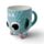 Mug Retournable Tête en Bas Monstarz - Monstre Bleu