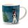 Mug de Noël en Porcelaine Jan Pashley - Chien & Rouge-gorge