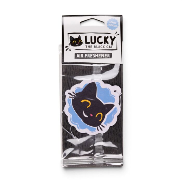 Désodorisant Citron - Lucky le Chat Noir 