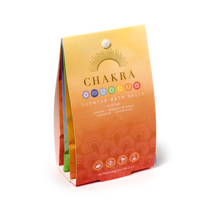 Lot de 4 Sachets de Sels de Bain - Chakra 