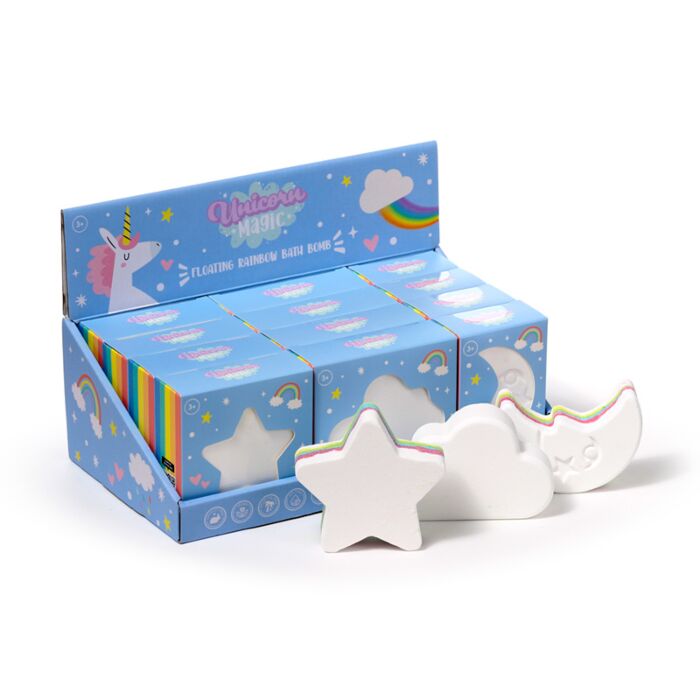 Bombe de Bain Flottante Licorne - Unicorn Magic Rainbow 