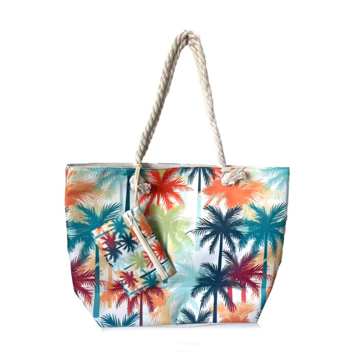 Sac de plage - Palmiers Multicolores