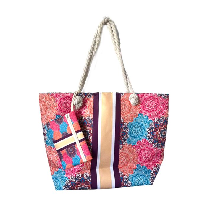 Sac de plage - Mandala Multicolore