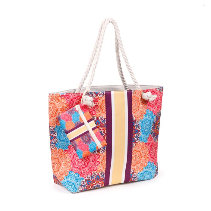 Sac de plage - Mandala Multicolore