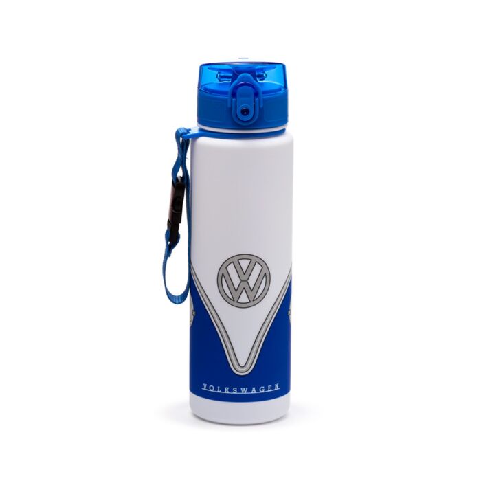 Gourde 600ml Incassable Volkswagen VW T1 Camper Bus Bleu 
