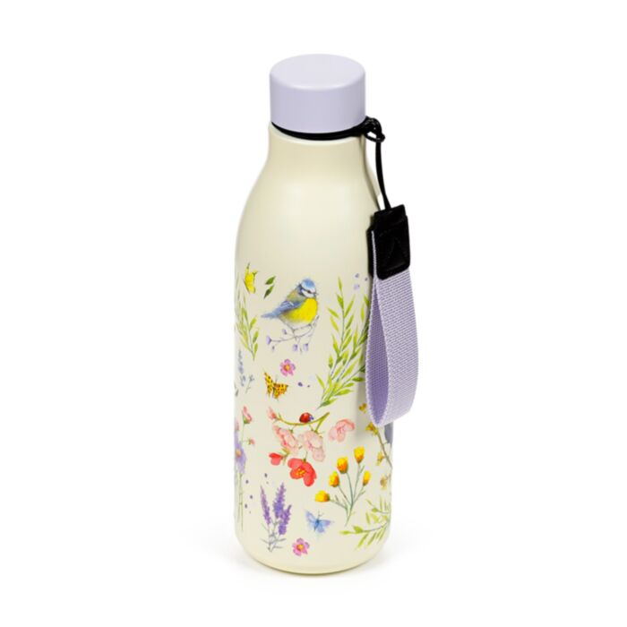 Gourde Isolée 500ml en Acier Inoxydable pour Boissons Chaudes ou Froides - Jan Pashley Ailes & Fleurs sauvages