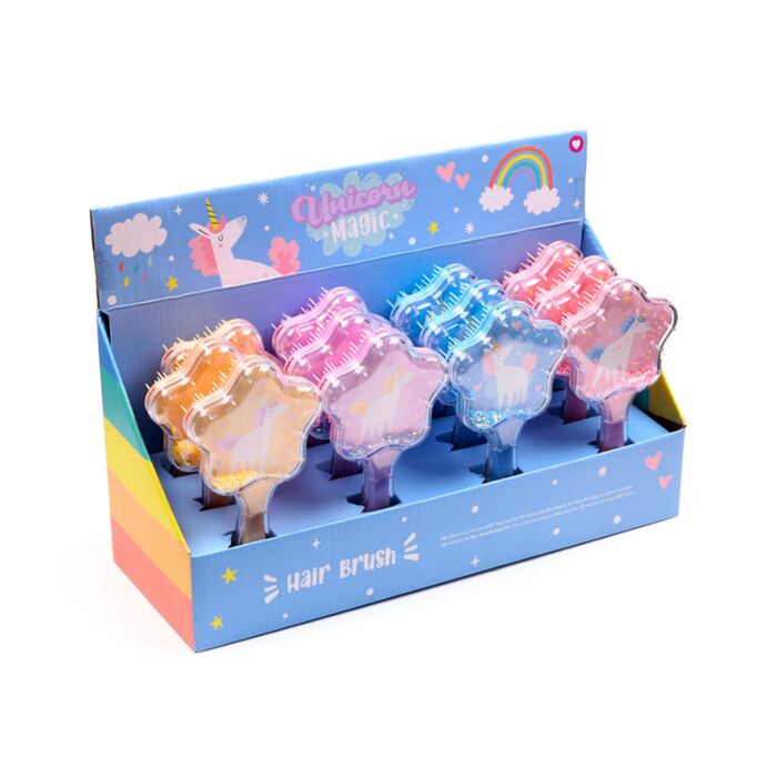 Brosse à Cheveux Etoile à paillettes Licorne - Unicorn Magic