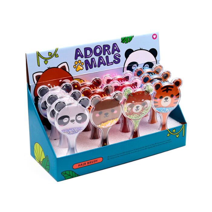 Brosse à Cheveux à paillettes - Adoramals