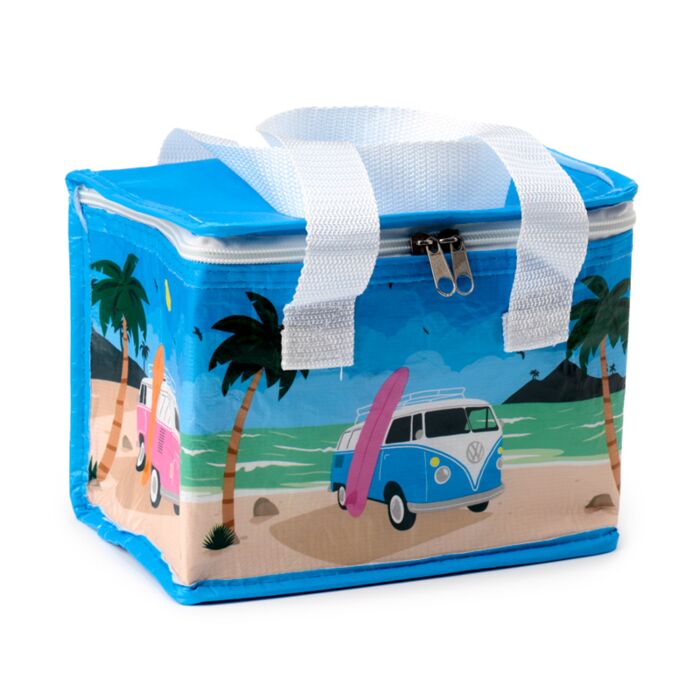 Sac Repas Isotherme en Plastique Recyclé Volkswagen  - Van Bus Combi VW T1 The Waves Are Calling