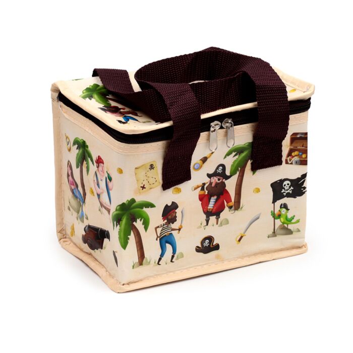 Sac Repas Isotherme en Plastique Recyclé rPET - Jolly Rogers Pirate