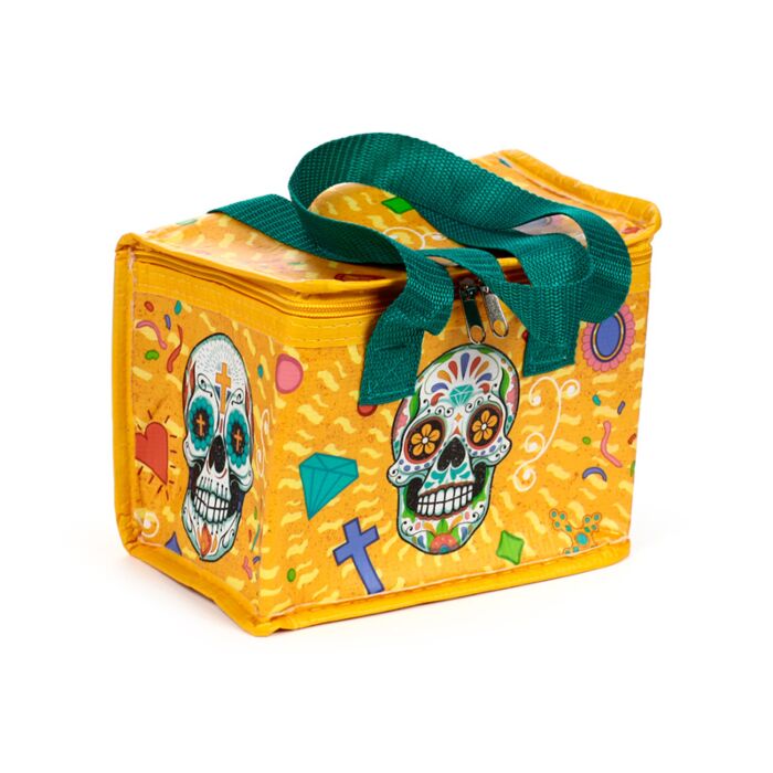 Sac Repas Isotherme en Plastique Recyclé RPET - Day of the Dead Jour des Morts