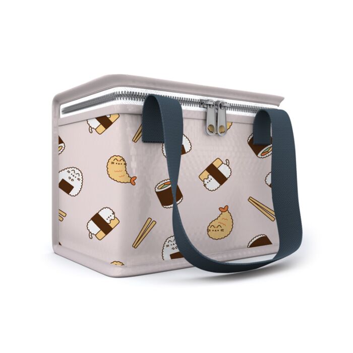 Sac Repas Isotherme en Plastique Recyclé RPET - Pusheen le Chat Sushi Club