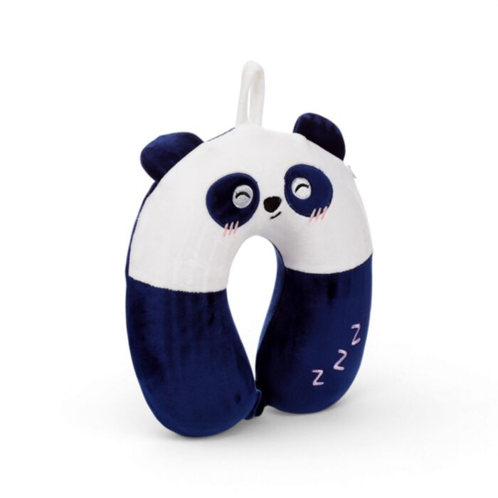 Coussin de Voyage Relaxeazzz Peluché Mémoire de Forme - Banjo le Panda 