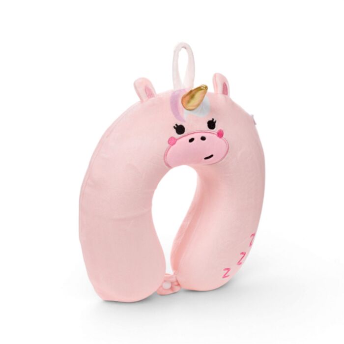 Coussin de Voyage Relaxeazzz Peluché Mémoire de Forme - Bella la Licorne 