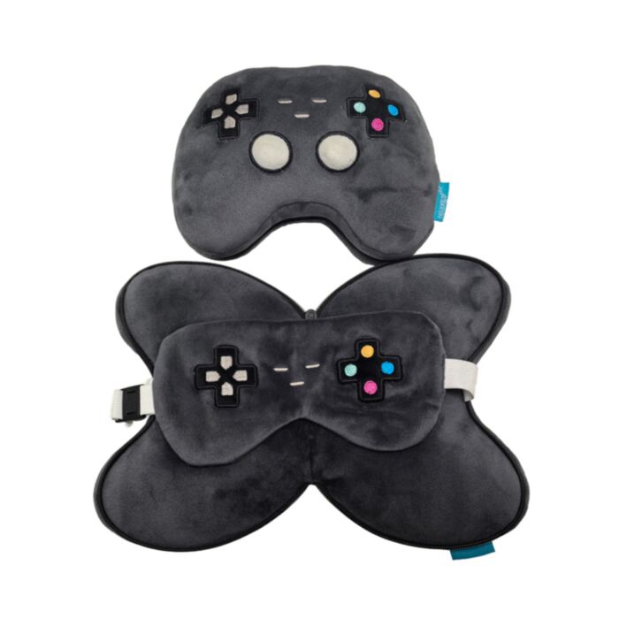 Relaxeazzz Manette Coussin de voyage 2 en 1 - Game Over 