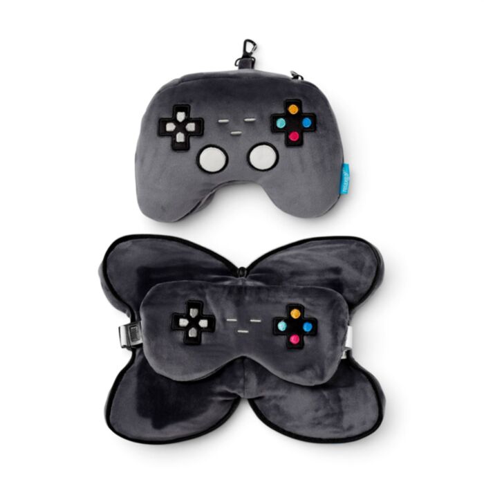 Relaxeazzz Manette Coussin de voyage 2 en 1 - Game Over 